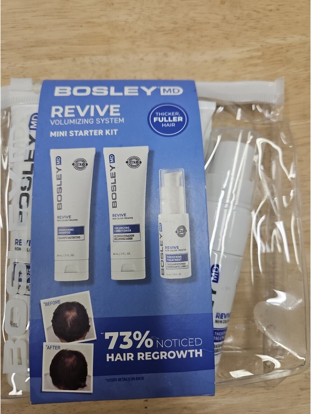 BosleyMD Revive Volumizing System Mini Starter Kit Or Travel Size Pack New